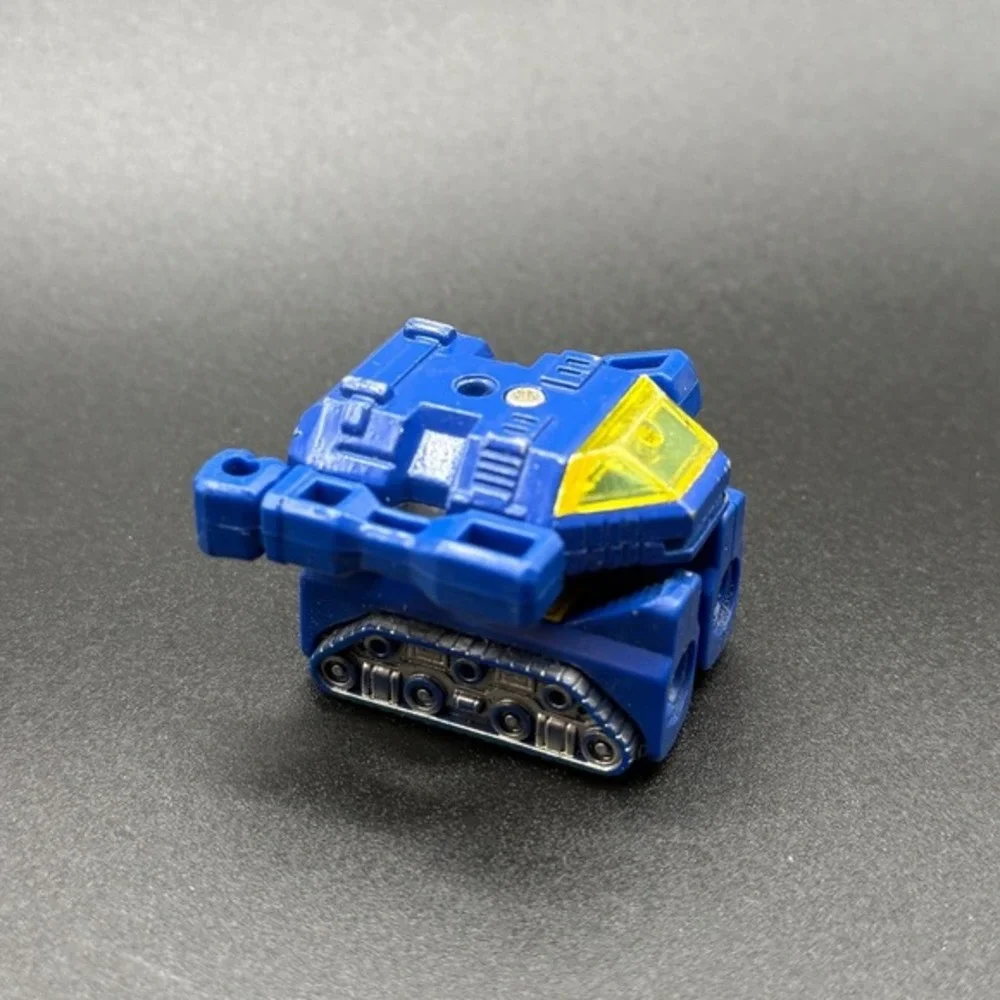 Vintage 1983 Gobots Enemy Tank MR-02 02‎ Blue Robot Bandai Vehicle Toy